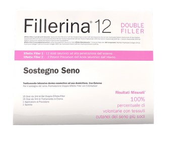 Fillerina Sostegno Seno 12 HA - trattamento intensivo doppio filler - grado unico - confezione da 15+15 fiale